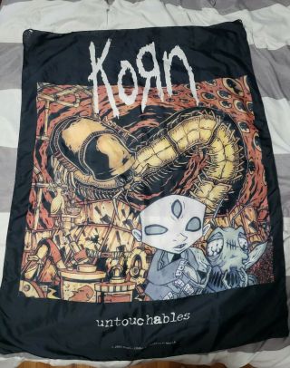 Korn Untouchables Banner Huge Tapestry Fabric Poster Flag Art Rare 29x39