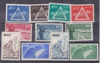 Roc - Taiwan 1959 Three Sets Of Commemorative Issues,  Sc 122/38 P691