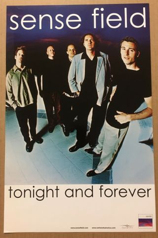 Sense Field Rare 2001 Promo Poster For Tonight Cd 11x17 Never Displayed Usa