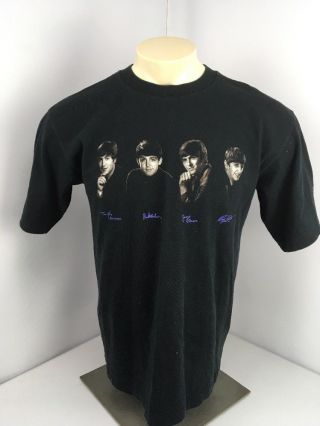 Vtg The Beatles 1995 Apple Corps Limited Photo Rock T - Shirt L Usa