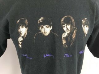 VTG THE BEATLES 1995 APPLE CORPS LIMITED PHOTO ROCK T - SHIRT L USA 2
