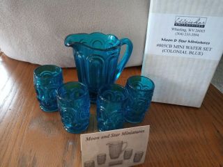 Weishar Moon And Star Miniatures Mini Water Set Colonial Blue