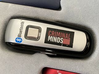 Rare Criminal Minds Cast Gift To Crew Members Swag Memorabilia Bluetooth Headset