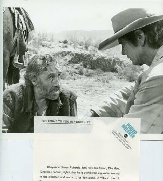 Jason Robards Charles Bronson Once Upon A Time In The West 1971 Abc Tv Photo