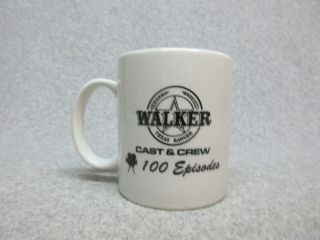 Walker Texas Ranger Tv 100 Episodes Cast & Crew Promo Coffee Mug Chuck Norris
