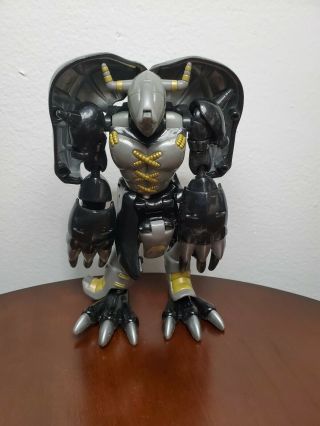 Digimon Black Wargreymon Agumon Digivolving Figure