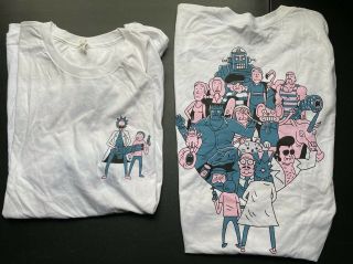 As Seen On Adult Swim Promo Rick And Morty Xl Shirt.  Never Worn