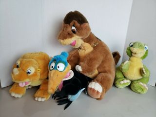 Vntg The Land Before Time Stuffed Animals 1988 Jc Penny 