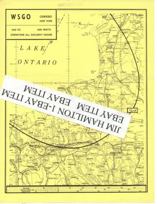 Wsgo 1440 Oswego York Radio Coverage Map Originalwbes 96.  1 Char
