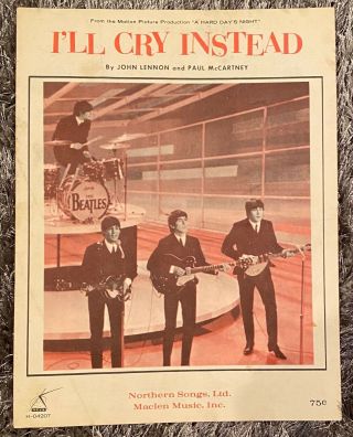 The Beatles Usa 1964 Sheet Music I 