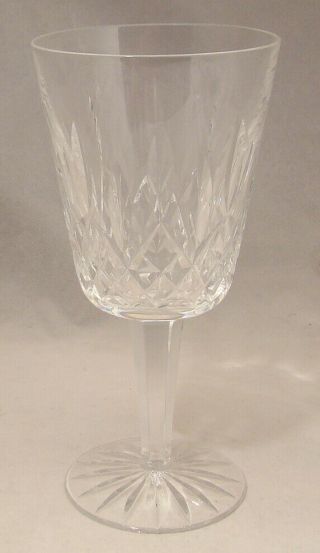 Waterford Lismore Crystal Water Glass Goblet (s) (16 Cut Base)