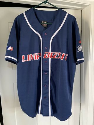 Vintage Limp Bizkit Baseball Jersey Shirt Xl - Stitched -