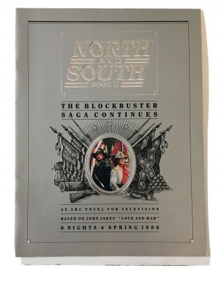 Abc Tv Media Guide (north And South Book Ii/patrick Swayze)