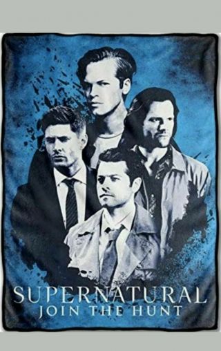 Supernatural - Join The Hunt - 45 " X60 " Fleece Blanket Soft Throw Cover