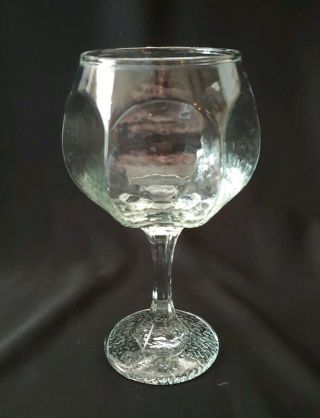 Set Of 4 Libbey Chivalry Clear Glass All Purpose Wine Goblets 6 3/4 "