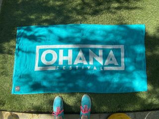 Ohana Festival Vip Beach Towel Bag Eddie Vedder Pearl Jam Red Hot Chili Peppers