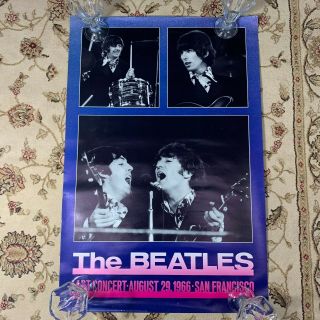 Beatles Poster Last Concert Aug 29,  1966 San Fransisco 36 " X 24 "