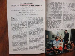 Oct.  1,  1966 Tv Guide (richard Mulligan/the Hero/brian Keith/family Affair