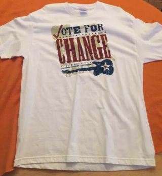 Vote For Change Tour Shirt Xl 2004 Pearl Jam