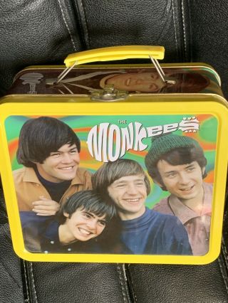 Official Rhino Vintage 1997 Monkees Full Size Metal Lunchbox World Ship Bin