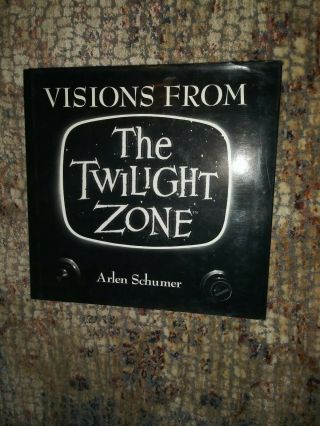 1990 Vintage Visions From The Twilight Zone First Edition,  175 Pages,  Hc Book