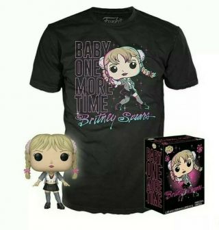 Britney Spears Baby One More Time Funko Pop & T - Shirt - Xl Rare