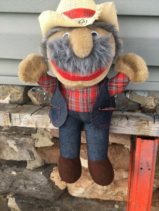 Hee Haw Shotgun Red Autographed Doll Signed By Steve Hall And Another Performer
