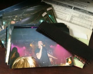1990s Early Dream Theater Heavy Metal Concert Photos With Negatives