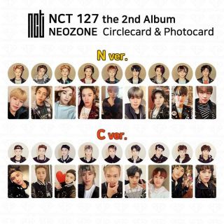 Nct127 2nd Album Nct 127 Neo Zone Official Photocard Circle Card Kpop K - Pop