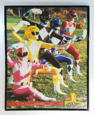 Mighty Morphin Power Rangers 1994 Vintage Framed Poster 16 " X 20 "