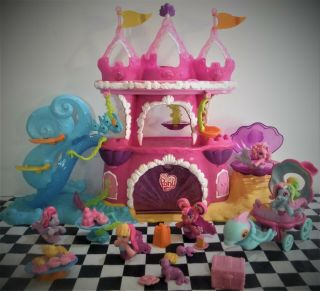 My Little Pony Ponyville Mermaid Castle & Dolphin Carriage,  Playsets Complete