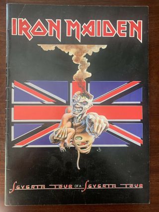 Iron Maiden Seventh Tour Of A Seventh Tour Programme 1988