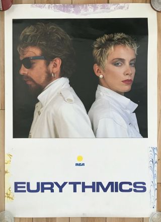 Eurythmics Rare Large Promo Shop Display Poster Be Yourself Tonight Annie Lennox