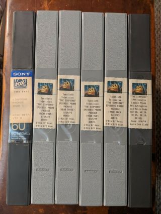The Simpsons 1994/95 Syndication Launch Episode Promos For Tv Stations Very Rare
