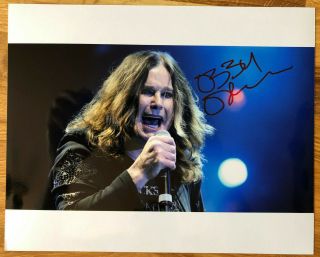 Ozzy Osbourne Signed Photo 10x8 " - Black Sabbath - Signature