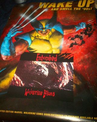Entombed Wolverine Blues 24 X 36 Promo Poster
