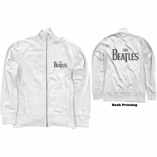 The Beatles Unisex Track Top: Drop T Logo (back Print) 100 Official Merchandise