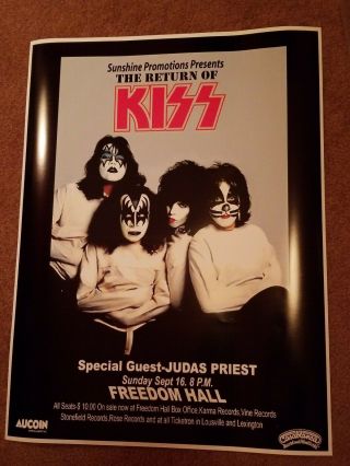 The Return Of Kiss Dynasty Straight Jacket Concert Event Poster 1979
