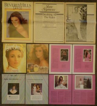 Wonderful Large Jane Seymour Clippings Somewhere In Time Dr.  Quinn