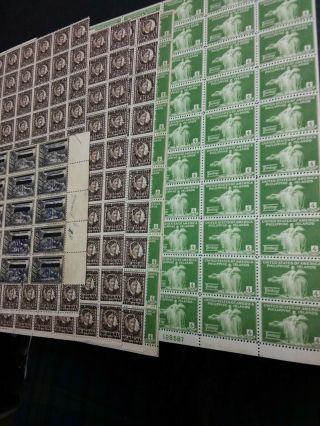 4 1/2 Sheets (275 St. ) Of Philippines Stamps Most Mnh 1940 