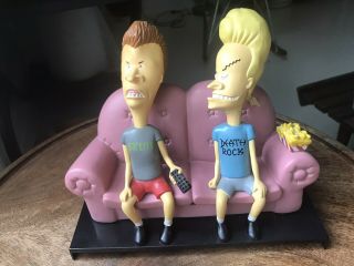 Talking BEAVIS AND BUTT - HEAD COUCH,  Remote Control Activated Audio,  1996 3