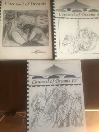 Beauty And The Beast Tv Fanzine Carousel Of Dreams 1,  3 And 4