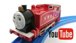 Custom Red Rosie 37 Nwr Thomas & Friends Trackmaster Motorized Train Youtube