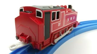 Custom Red Rosie 37 NWR Thomas & friends trackmaster motorized train youtube 2