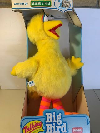 1986 Playskool Talking Big Bird Plush.  Box Slightly in Storage. 3
