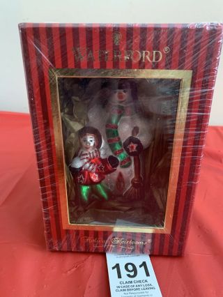Waterford Ornament Holiday Heirlooms Christmas Wonders Jolly Snowman 2nd Edition