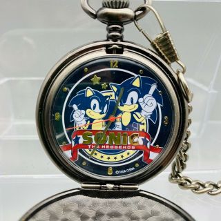 【rare】 Sega Sonic The Hedgehog Pocket Watch 20th Limited Edition Japan
