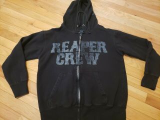 Sons Of Anarchy Reaper Crew Zip Up Hoodie Size M
