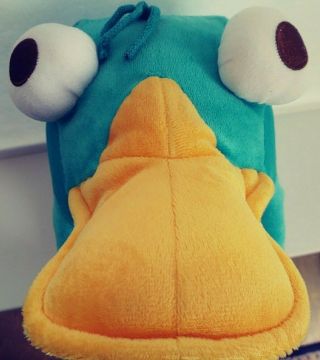 Perry The Platypus From Phineas And Ferb Disney Store Large Plush Stuffed Animal