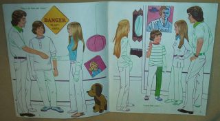 The Brady Bunch - 1973 Sticker Fun coloring book by Whitman 3